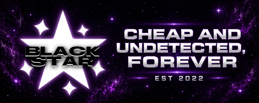 Blackstar purple space banner